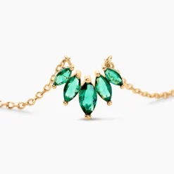 Histoire d'Or Collier Amazonia Plaqué Or Jaune Oxyde De Zirconium