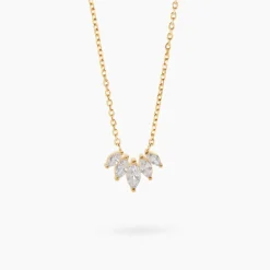 Histoire d'Or Collier Amazonia Plaqué Or Jaune Oxyde De Zirconium