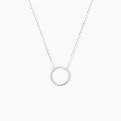 Collier Amene Or Blanc Diamant-Histoire d'Or