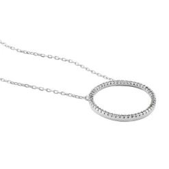 Collier Amene Or Blanc Diamant-Histoire d'Or Discount