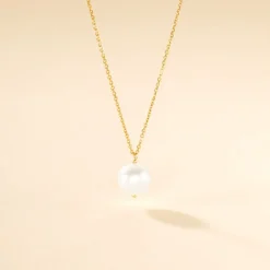 Histoire d'Or Collier Ammiel Or Jaune Perle De Culture