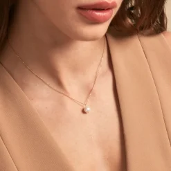 Histoire d'Or Collier Ammiel Or Jaune Perle De Culture