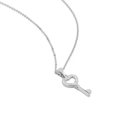 Histoire d'Or Collier Amy Argent Blanc Oxyde De Zirconium