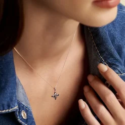 Histoire d'Or Collier Anabele Or Rose Topaze Oxyde