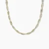 Histoire d'Or Collier Anaiz Argent Bicolore
