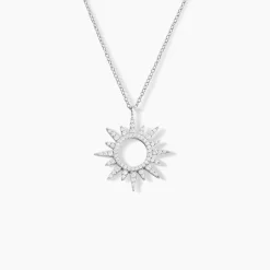 LAETIZIA Collier Anaiz Argent Blanc Oxyde De Zirconium