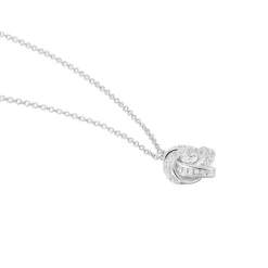 Histoire d'Or Collier Anasthase Argent Blanc Oxyde De Zirconium