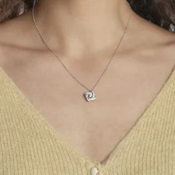 Histoire d'Or Collier Anasthase Argent Blanc Oxyde De Zirconium