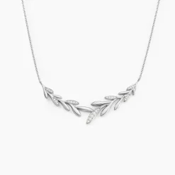 Histoire d'Or Collier Andeol Argent Blanc Oxyde De Zirconium