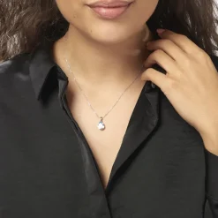 Histoire d'Or Collier Anesa Or Blanc Topaze