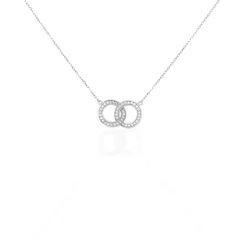 Histoire d'Or Collier Anne Argent Blanc Oxyde De Zirconium