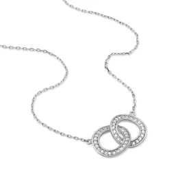 Histoire d'Or Collier Anne Argent Blanc Oxyde De Zirconium