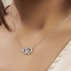 Histoire d'Or Collier Anne Argent Blanc Oxyde De Zirconium