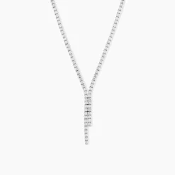 Histoire d'Or Collier Anthia Argent Blanc Oxyde De Zirconium