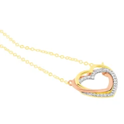 Collier Anthime Or Tricolore Oxydes De Zirconium-Histoire d'Or Best