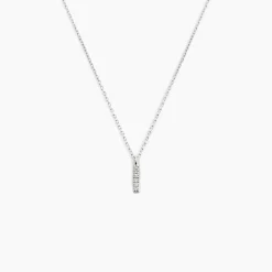 Histoire d'Or Collier Aprhodisia Or Blanc Diamant Blanc