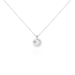 Collier Araroundus Argent Blanc Oxyde De Zirconium-Histoire d'Or Online