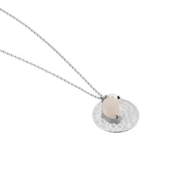 Collier Arcelia Argent Blanc Quartz Perle De Culture-Histoire d'Or Outlet