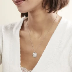 Collier Arcelia Argent Blanc Quartz Perle De Culture-Histoire d'Or Outlet