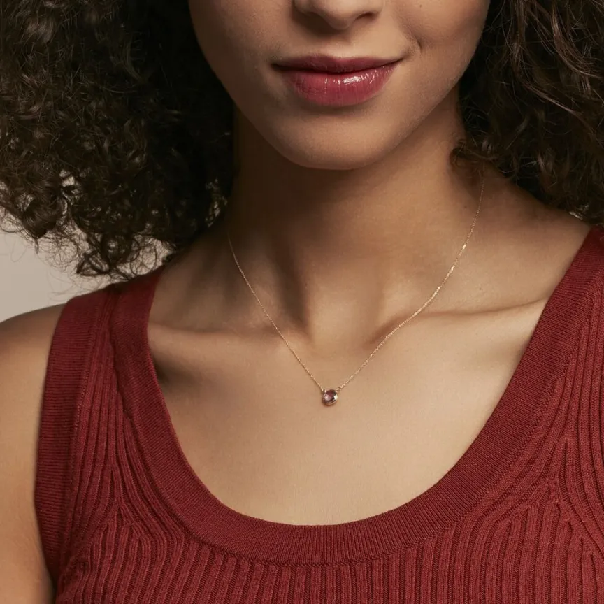 Collier Arenale Or Jaune Amethyste-Histoire d'Or Hot