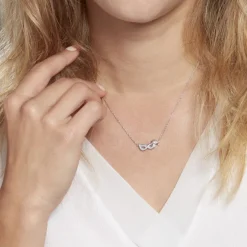 Collier Argent Bartolomee Oxydes De Zirconium-Histoire d'Or