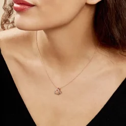 Collier Argent Bicolore Serapis Oxyde De Zirconium-Histoire d'Or Discount