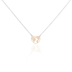 Histoire d'Or Collier Argent Bicolore Toyo