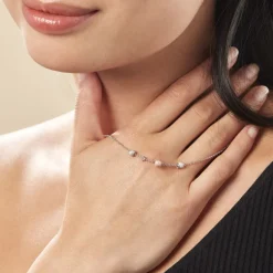 Histoire d'Or Collier Argent Bicolore Wilmart