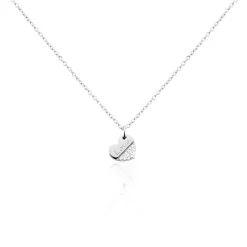 Collier Argent Blanc Alphonzo Oxydes De Zirconium-Histoire d'Or Clearance