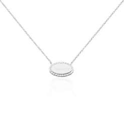 Histoire d'Or Collier Argent Blanc Ankur Oxydes De Zirconium