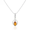 Collier Argent Blanc Anne-therese Ambre-Histoire d'Or Discount