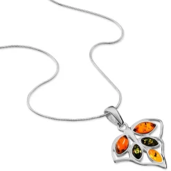 Collier Argent Blanc Anne-therese Ambre-Histoire d'Or Discount