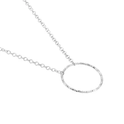 Histoire d'Or Collier Argent Blanc Anvallus