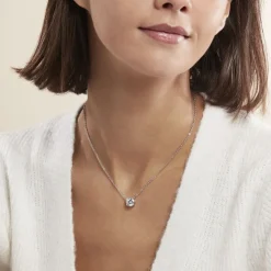 Histoire d'Or Collier Argent Blanc Aroha Oxyde De Zirconium