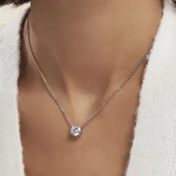 Histoire d'Or Collier Argent Blanc Aroha Oxyde De Zirconium