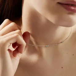 Collier Argent Blanc Astria-Histoire d'Or Outlet