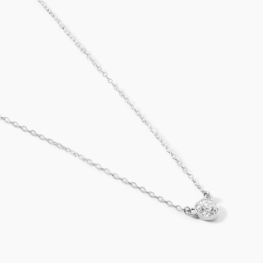 Histoire d'Or Collier Argent Blanc Auxana Oxyde De Zirconium