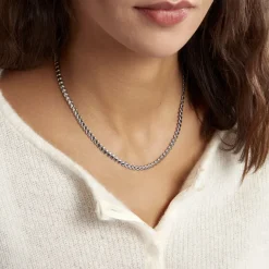 Collier Argent Blanc Barbara-Histoire d'Or