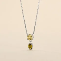 Collier Argent Blanc Brenna Oxydes De Zirconium-Histoire d'Or New