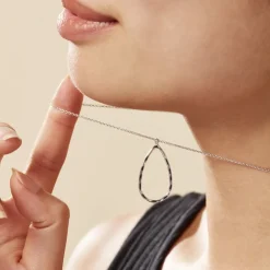 Histoire d'Or Collier Argent Blanc Camulos