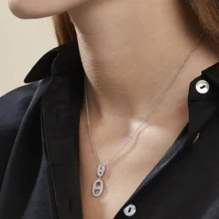 Histoire d'Or Collier Argent Blanc Caprina Oxydes De Zirconium