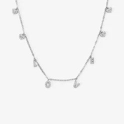 Histoire d'Or Collier Argent Blanc Deep In Love Oxyde De Zirconium