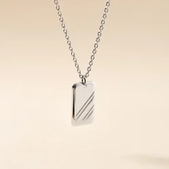 Collier Argent Blanc Djimy-Histoire d'Or New