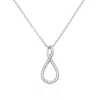 Histoire d'Or Collier Argent Blanc Eileen Oxyde De Zirconium