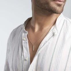 Histoire d'Or Collier Argent Blanc Fedor