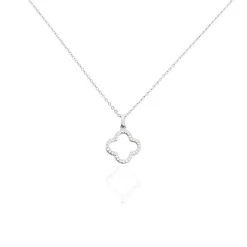 Histoire d'Or Collier Argent Blanc Finnegan Oxydes De Zirconium