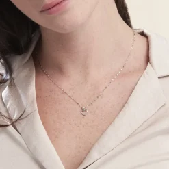 Histoire d'Or Collier Argent Blanc Hariane