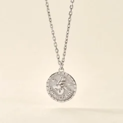 Histoire d'Or Collier Argent Blanc Hosni