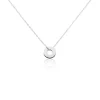 Histoire d'Or Collier Argent Blanc Isandro