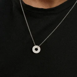 Histoire d'Or Collier Argent Blanc Isandro